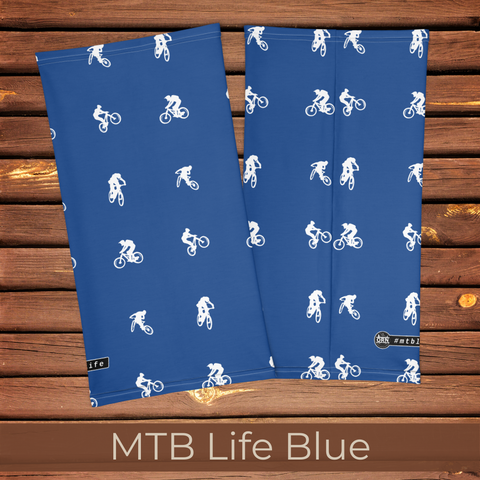 MTB Life Blue Premium Neck Gaiter