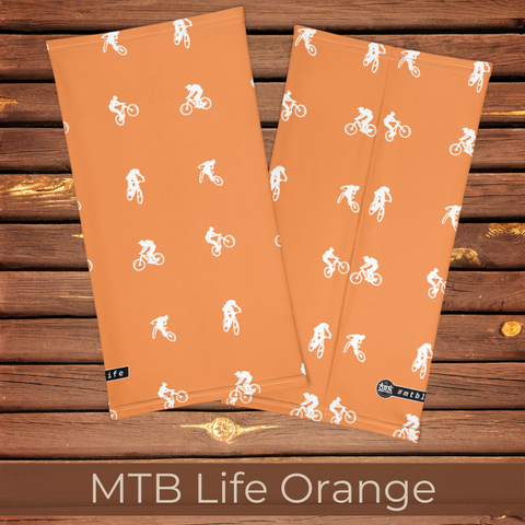 MTB Life Orange Premium Neck Gaiter