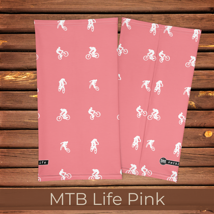 MTB Life Pink Premium Neck Gaiter