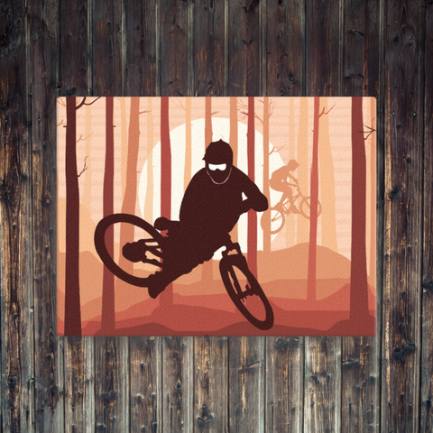 Trail Rider MTB Canvas Print